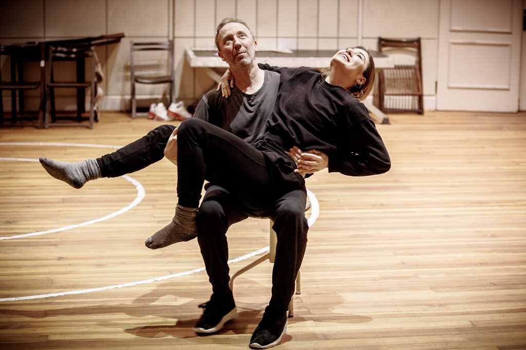 Cezary Kosiński (Woyzeck), Zuzanna Saporznikow (Maria). Fot. Krzysztof Bieliński Cezary Kosiński (Woyzeck), Zuzanna Saporznikow (Maria). Fot. Krzysztof Bieliński