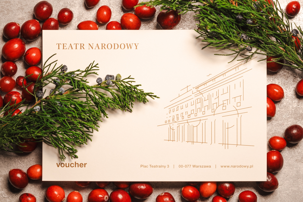 Voucher do Teatru Narodowego. Fot. Marta Ankiersztejn